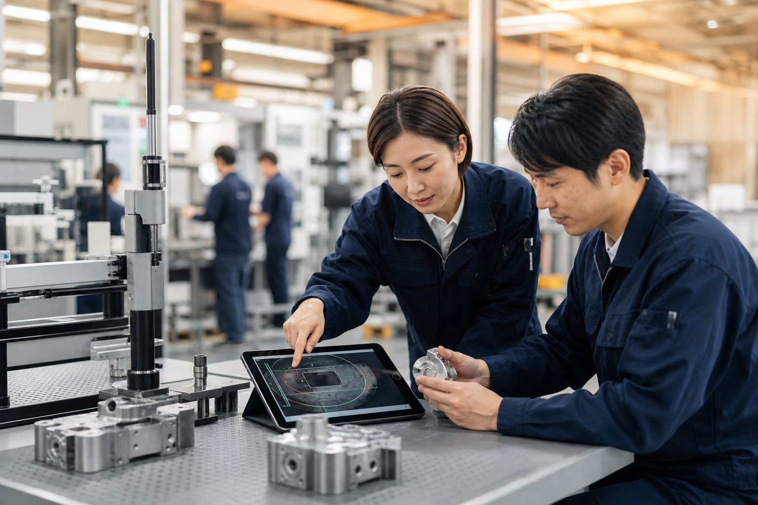 スマート工場でAI検査を活用する製造現場